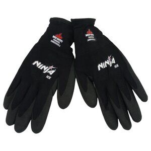 Ninja Insulated Safety WORK GLOVES Ice Fully Coated Cold Weather Winter N9690XL